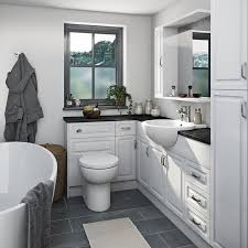 Black Bathroom Cabinets And Storage Units Florence Large Corner Pack With Storage Unit And Black Worktop Bathroom Storage Units Corner Storage Unit Fitted Bathroom