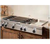 gas stove top: kitchenaid 6 burner gas