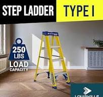 Louisville Ladder 8-Foot Fiberglass Step Ladder, 250-Pound ...