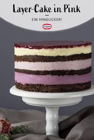 Layer Cake In Pink Rezept Sahnetorte Himbeertorte Rezept Biskuit Rezept