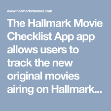Hallmark channel movies or played by/distributed by hallmark channel, original movies, inspirational, romance, etc. The Hallmark Movie Checklist App App Allows Users To Track The New Original Movies Airing On Hallmark Channel And Hallm In 2020 Hallmark Movies Checklist App Checklist