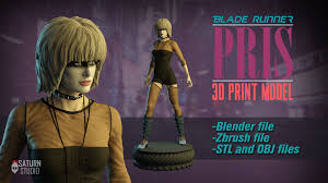 A specialized detective (harrison ford) in 2019 los angeles receives an order to terminate obsolete android slaves (rutger hauer, sean young. Pris Blade Runner 3d Print Model 3d Model 3d Printable Obj Stl Blend Ztl
