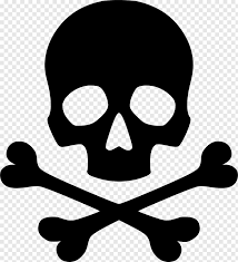 Danger Skull And Crossbones Easy Hd Png Download Skulls Drawing Skull Icon Bone Drawing