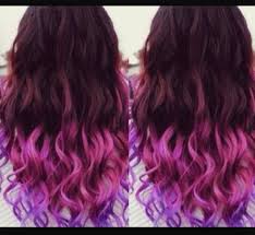 For other colors such as blue and purple, it's best to lighten the hair. Ombre Dip Dye Shirt Novocom Top