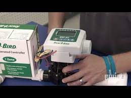 Programming basics for sprinkler controllers. Battery Operated Irrigation Controllers Youtube