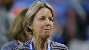 Smith] Lions principal owner Sheila Ford Hamp's first attempt at getting a  job out of college was working in the NFL offices, but commissioner Pete  Rozelle told her he “couldn't think of