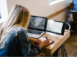 Usb Portable Monitor For Laptop By Mobilepixels The Grommet In 2021 Dual Monitor Setup Laptop Monitor Dual Monitors