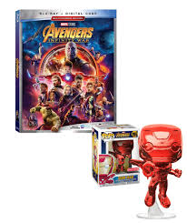It's now available to buy/rent and download from several different websites. Marvel Avengers Infinity War Bundle Blu Ray Movie Funko Pop 285 Red Chrome Iron Man New Blu Ray Movies Funko Pop Avengers Disney Blu Ray