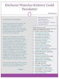 View the profiles of people named tanner linane. Kitchener Waterloo Knitters Guild Newsletter