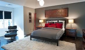 For a calm and sophisticated space, you can't go wrong with gray. Polished Passion 19 Dashing Bedrooms In Red And Gray