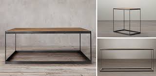 The truman reclaimed wood and metal oval coffee table is a chic way to add functional decor to your living space. Reclaimed Russian Oak Parquet Coffee Table Collection Rh