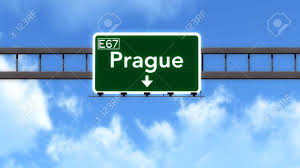 Prag Tschechien Landstrassen Verkehrsschild Lizenzfreie Fotos Bilder Und Stock Fotografie Image 38242683