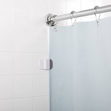 When you have a magnet shower liner, the magnets help keep the liner in place and weighs it down, making it difficult for water to escape. How To Keep Your Shower Curtain Liner From Sticking To You Apartment Therapy