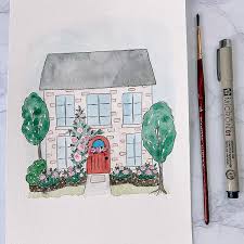 Ships from and sold by wall26. 26 Watercolor House Paintings That Will Inspire You Beautiful Dawn Designs