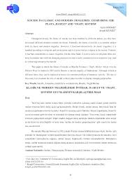 Pdf 6 Suicide In Classic And Modern Tragedies Comparing The Plays Hamlet And Night Mother Odu Sosyal Bilimler Arastirmalari Dergisi And Ela Ogan Academia Edu