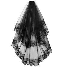 Черная свадебная фата, фата для невесты, Фата для похорон, черная фата и  перчатки, модное платье для косплея, вечеринки, дня мертвецов | AliExpress