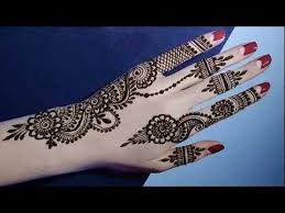 New Stylish Arabic Mehandi Design For Back Hand Ridah Henna Art Youtube Di 2020 Henna Tangan Mehndi Henna