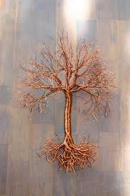 Maybe you would like to learn more about one of these? Large 15 Hanging Copper Wire Tree Art Great For Autumn Decor Www Facebook Com Twistedforest Www Etsy Com Sho Wire Tree Sculpture Copper Wire Art Wire Trees