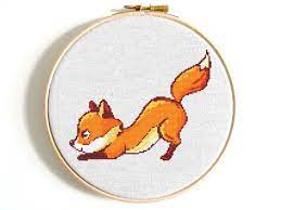 Baby cross stitch patterns free printable babies baby births blanket child childbirths newborns persons sleeping special occasions. Fox Cross Stitch Pattern Baby Foxes Nursery Decor Baby Cross Etsy Bebe De Ponto Cruz Bordado Ponto Cruz Ponto Cruz