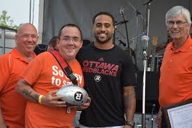 Hometown CFL star returns to Bradford for Carrot Fest