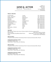 You don't create this document just to show off your past work and experiences. Acting Resume Template No Experience Templateral