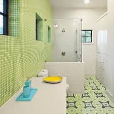 Decorating Kids Bathroom Can Be Very Fun Every Corner Of The Bathroom Is About Fun It S The Place Wh Green Bathroom Green Bathroom Colors Green Tile Bathroom