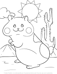 You should know that the hamster is part of the largest mammal family. 5 Free Super Cute Hamster Hamtaro Coloring Pages For Kids Rainbow Printables
