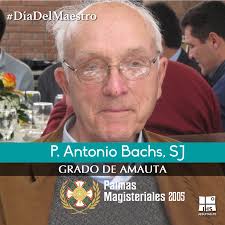 Con motivo del #DíaDelMaestro, recordamos a todos aquellos jesuitas que  recibieron las Palmas Magisteriales en grado de Amauta, máximo galardón que  otorga el Estado peruano a profesionales que contribuyen al desarrollo de