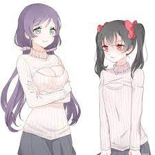 セクシーすぎ 胸開きタートルネック特集 アニメのかわいいカップル かわいいアニメガール アニメの女の子