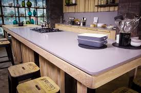 Caesarstone Sleek Concrete Can Now Be Seen Daily In The New Afternoon Express Kitchen The Concrete Inspired Caesarstone Surfac Kitchen Countertops Caesarstone