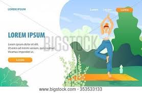 Set of pictures about home activity. Cartoon Relaxed Girl Vector Photo Free Trial Bigstock