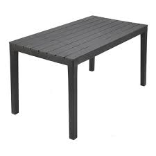 Da façon générale, le bois assure un aspect solide et peut. Table De Jardin 4 A 6 Personnes 140x80cm Polypropylene Anthracite Achat Vente Table De Jardin Table Sumatra Plateau 138x78x7 Cdiscount