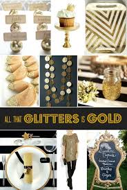 Birthday Decoration Ideas At Home Black And Gold Gold Party Decor Celebrations At Home Golden Birthday Parties Gold Party Golden Birthday