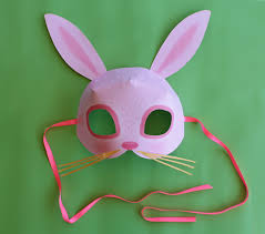 Color in this picture of rabbit with mask and share it with others today! Be A Bunny In 5 Minutes Try Our Easy Bunny Mask Template Simple Step By Step Video Tutorial