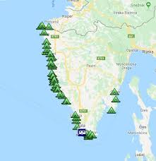 Viele rovinj campingplätze haben zahlreiche internationale auszeichnungen erhalten, darunter die renommierten auszeichnungen „adac superplatz des deutschen autoclubs. Camping Istrien Campsites In Istria Google My Maps