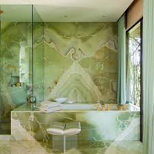 Steven Meisel S Green Marble Bathroom Green Marble Bathroom Contemporary Bathroom Designs Green Bathroom