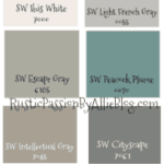 These are the newest paints for 2020 that give quite a bit of variety when it comes to different colors. Pottery Barn Sherwin Williams Farmhouse Neutral Paint Color Guide