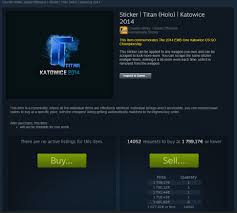 Check market prices, rarity levels, inspect links, capsule drop info, and more. Grand Marshal Reinforce On Twitter So Apparently The Holo Titan Sticker From Katowice 2014 On My M4 Is Worth 1 800 On The Steam Market I Don T Know How To Feel About This