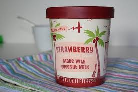 That S So Michelle So Good Trader Joe S Strawberry Coconut Milk Ice Cream Coconut Milk Ice Cream Vegan Market Trader Joes