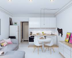 When A Home Measures Just A Couple Hundred Feet Adding In A Lot Of Wal Small Apartment Kitchen Decor Small Apartment Living Room Open Plan Kitchen Living Room