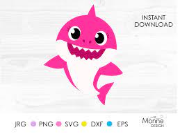 Download Baby Shark Svg Baby Shark Clipart Shark Baby Girl Svg Baby Etsy