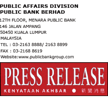 Once you have set up caixabank sign, we will disable your coordinate card. Public Bank Corporate Homepage Media Release