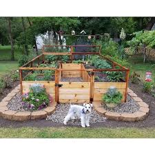 Giardino Rialzato Di 8 Piedi X 12 Piedi In 2020 Vegetable Garden Raised Beds Cedar Raised Garden Beds Home Vegetable Garden
