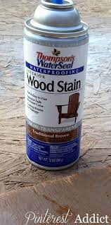 Thompson S Waterseal Spray Wood Stain Pinterest Addict Staining Wood Thompson Waterseal Stain