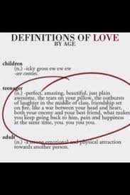 Definition Of Love Teenage Love Cute Quotes