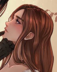 Commission for @authormonablack 🖤 It was very fun to work with a warmer  color palette, and her characters are so pretty! Thank you so much for you  trust, and good luck for