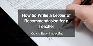 In addition to writing a lot of letters, i've read thousands more for administrative, teacher, and paraeducator positions. Write A Powerful Letter Of Recommendation For A Teacher Educator Fi