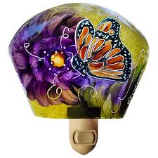 Shop Orange Monarch Butterfly Night Light By Jenny Floravita