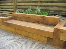 1534d4e69ffee482bd45be4e3a180e84 Jpg 736 552 Garden Seating Area Garden Seating Sleepers In Garden
