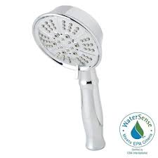 Symmons 5 Spray 4 5 In Single Wall Mount Handheld Shower Head In Chrome 115hs Rp The Home Depot Symmons Handheld Shower Head Chrome